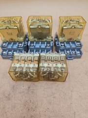 LOT OF 5 IDEC RH4B-UL General Purpose Relays, AC120V 50/60Hz