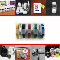 5PK Dymo 3D Embossing Label Tape 9mm for Dymo Organizer Xpress Label Maker 3/8″