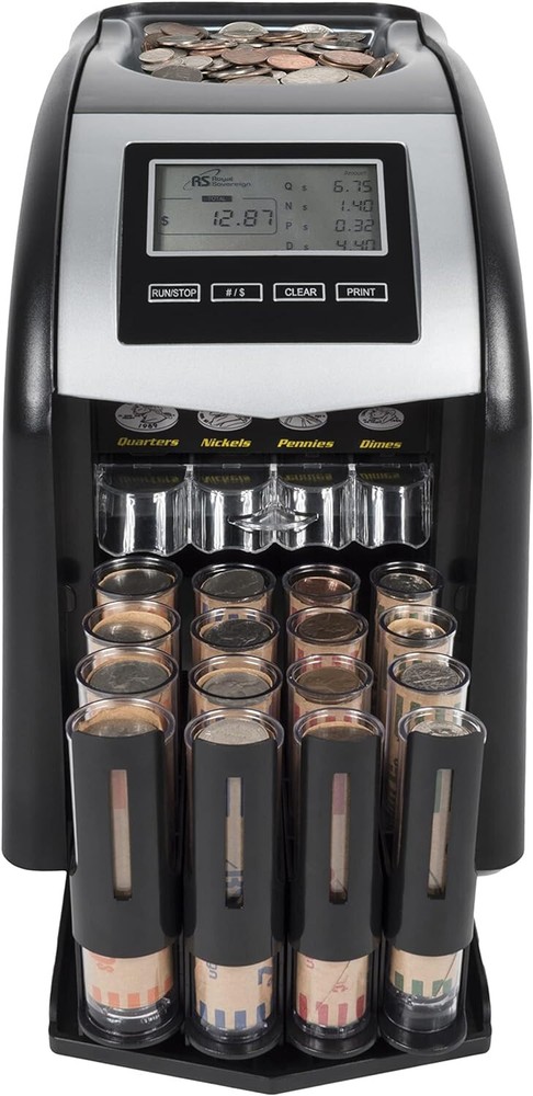 Royal Sovereign 4 Row Electric Coin Counter/Sorter (FS-44N)