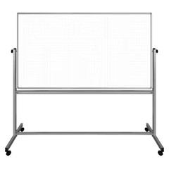 Lean Board 72 In. X 40 In. Mobile Whiteboard Magnetic White (1-Pack)