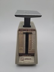 Pelouze Vintage 1981 Postal Scale P-1 1lb (16oz x 0.5oz) Evanston IL made in USA
