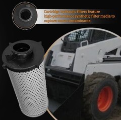 Hydraulic Oil Filter with 2 O-Rings for Bobcat T450 S510 S530 T590 T595