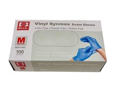 NEW Jointown Vinyl Synmax Disposable Exam Gloves Powder & Latex Free 100ct Box