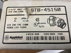 2 New Appleton STB-45150 Sealtite Connectors