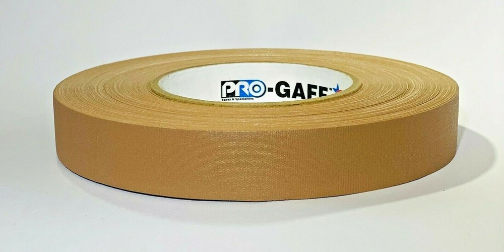 Pro Tapes Pro Gaffer Tape Tan 1″ x 55 yds.