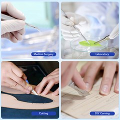 Up to 1000pcs Scalpel Blades #10 11 12 15 15C Stainless Steel Sterile Surgical