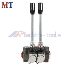 11 GPM 2 Spool SAE Ports Hydraulic Monoblock Double Acting Control Valve
