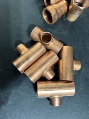 75 -NIBCO MUELLER EPC 3/4″ COPPER FITTINGS SWEAT SOLDER MADE IN USA