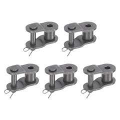 5pcs #40 Chain Offset Half Link Roller 1/2″ Pitch Carbon Steel for 08A Chain