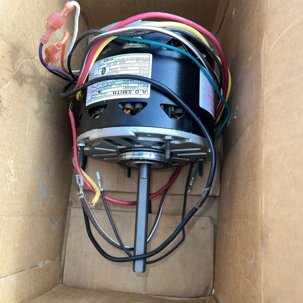AO Smith 4KA26 Direct Drive Blower Motor Resilient Ring 1/3 hp F48N03A01 1/2×4.5
