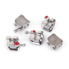 AZDENT Dental Orthodontic Brackets Braces Standard Roth Slot.022 Hooks 345 FDA
