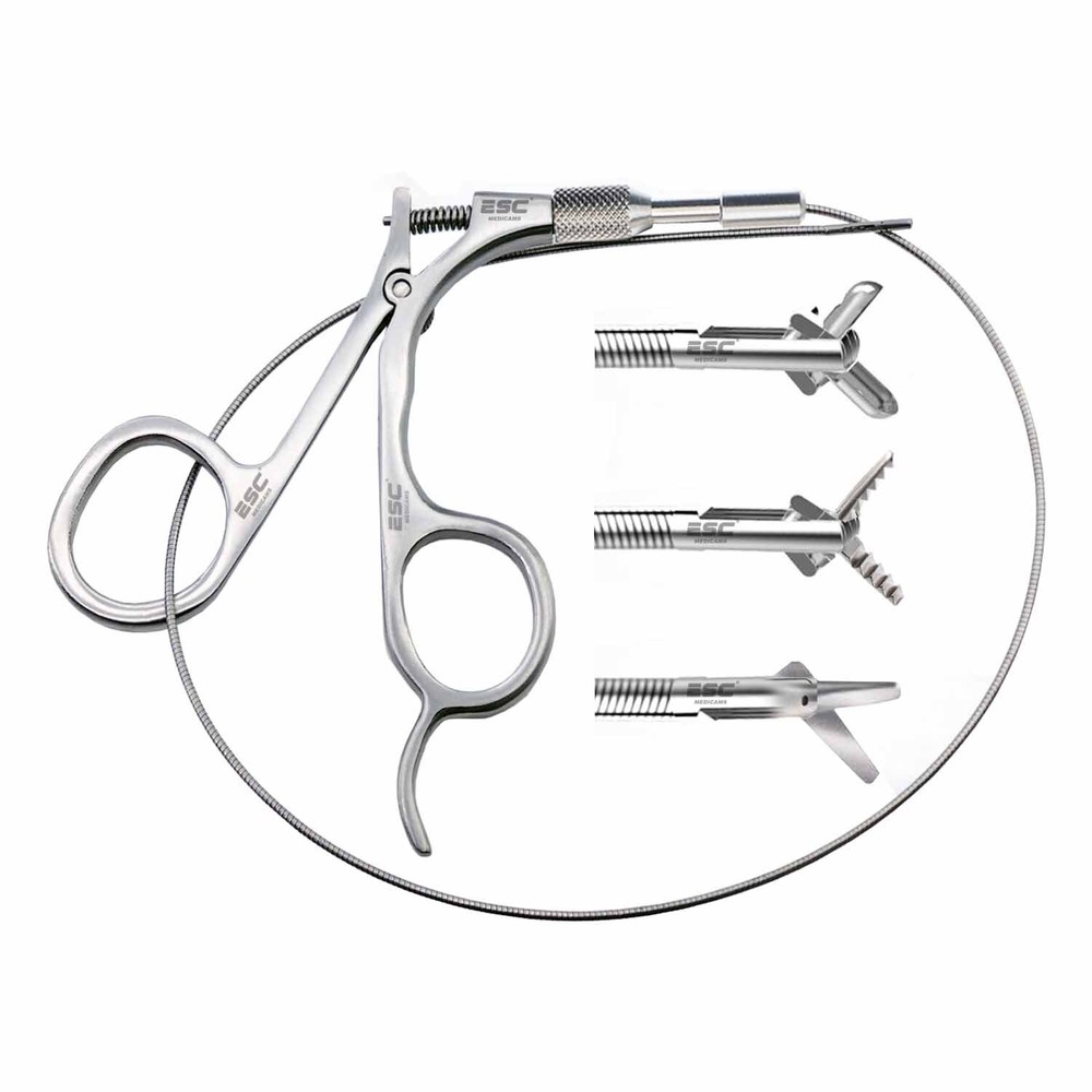 Laparoscopic Instruments Urology Flexible Forceps Biopsy Grasper Scissor 5fr40cm
