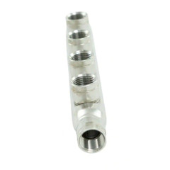 HOME-FLEX 1/2 In. X 1/2 In. X (4) 1/2 Inch CSST FIPT Stainless Steel Manifold