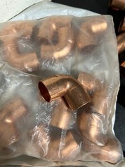 85 – NIBCO LEE EPC MUELLER 1″ COPPER FITTINGS SWEAT SOLDER MADE IN USA