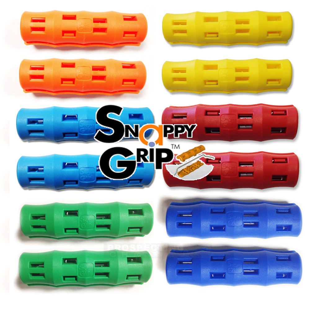 SNAPPY GRIP RAINBOW VARIETY PACK Ergonomic Replacement Bucket Handles 12