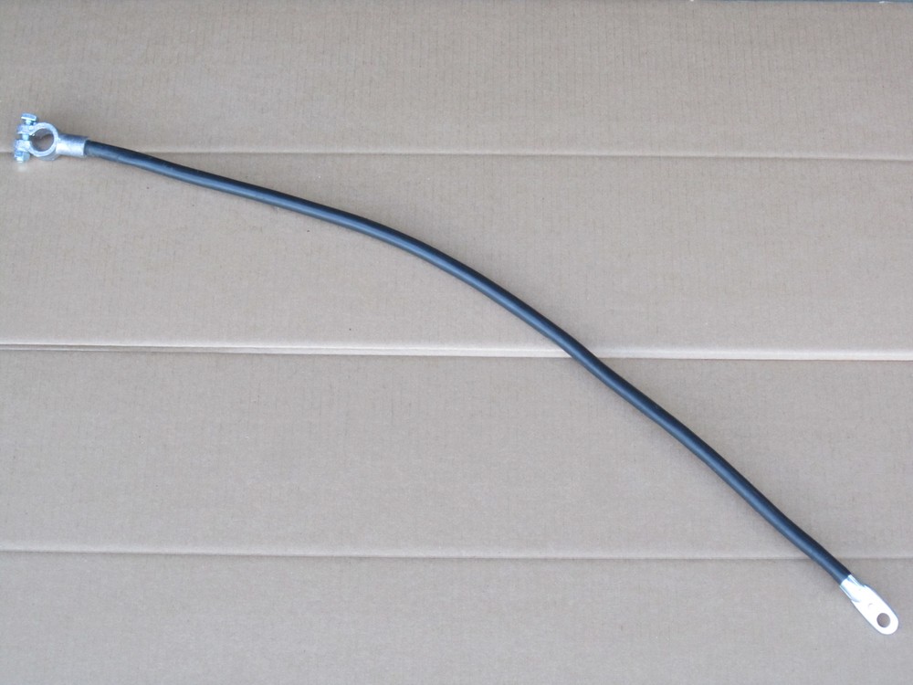 27″ BATTERY CABLE 2 GAUGE SOLID COPPER CORE 27 INCH 2GA