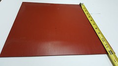 SILICONE RUBBER SHEET 3/16 THK X 12″ X 12″ 55 DURO +/-5 FREE SHIPPING