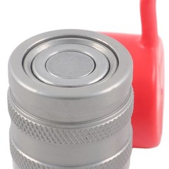 2 Pcs 3/8″ Flat Face Hydraulic Quick Disconnect Coupling Set 3/8″ NPT Thread