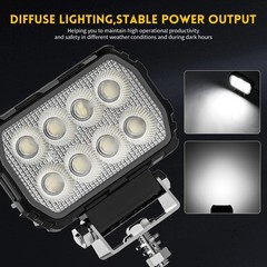 4x LED Tractor Work Lights 12v led Flood Light pods for Truck, Waterproof 4inch