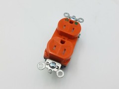 Pass Seymour TRIG8200 Tamper Resistant Receptacle Hospital Grade 15A 125V Orange