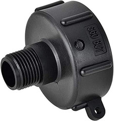 275 330 Gn IBC Tote Tank Food Grade Drain Adapter 2″ Coarse Thread X Garden Hose