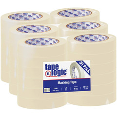 Tape Logic® 2400 Masking Tape, 5.6 Mil, 1″ X 60 Yds., Natural, 36/Case