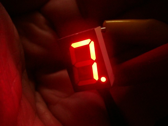LOT 25 RED 0.52″ 7-segment LED Displays — LITEON LTS-546AS — New and Unused