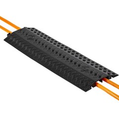 VEVOR Drop Over Cable Cover Heavy Duty Floor Cord Protector Ramp 17500 lbs 2 PCS