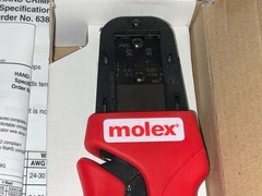 New Molex 63811-4400 Hand Crimp Tool Full Cycle Racheting Class 2 Compliant