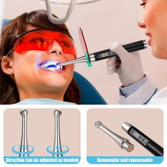 Dental LED Curing Light Cure Lamp Wireless Cordless Resin Woodpecker Style LA