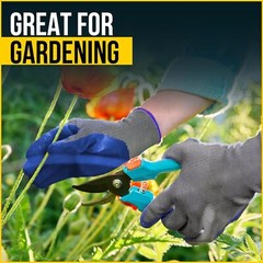 120 Pairs, Blue Latex Coated, Work Gloves, Textured Grip Gloves for Men/Women