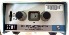 Tektronix 2701 Bench Step Attenuator 0-79 dB, DC-1.5 GHz, NICE Tested