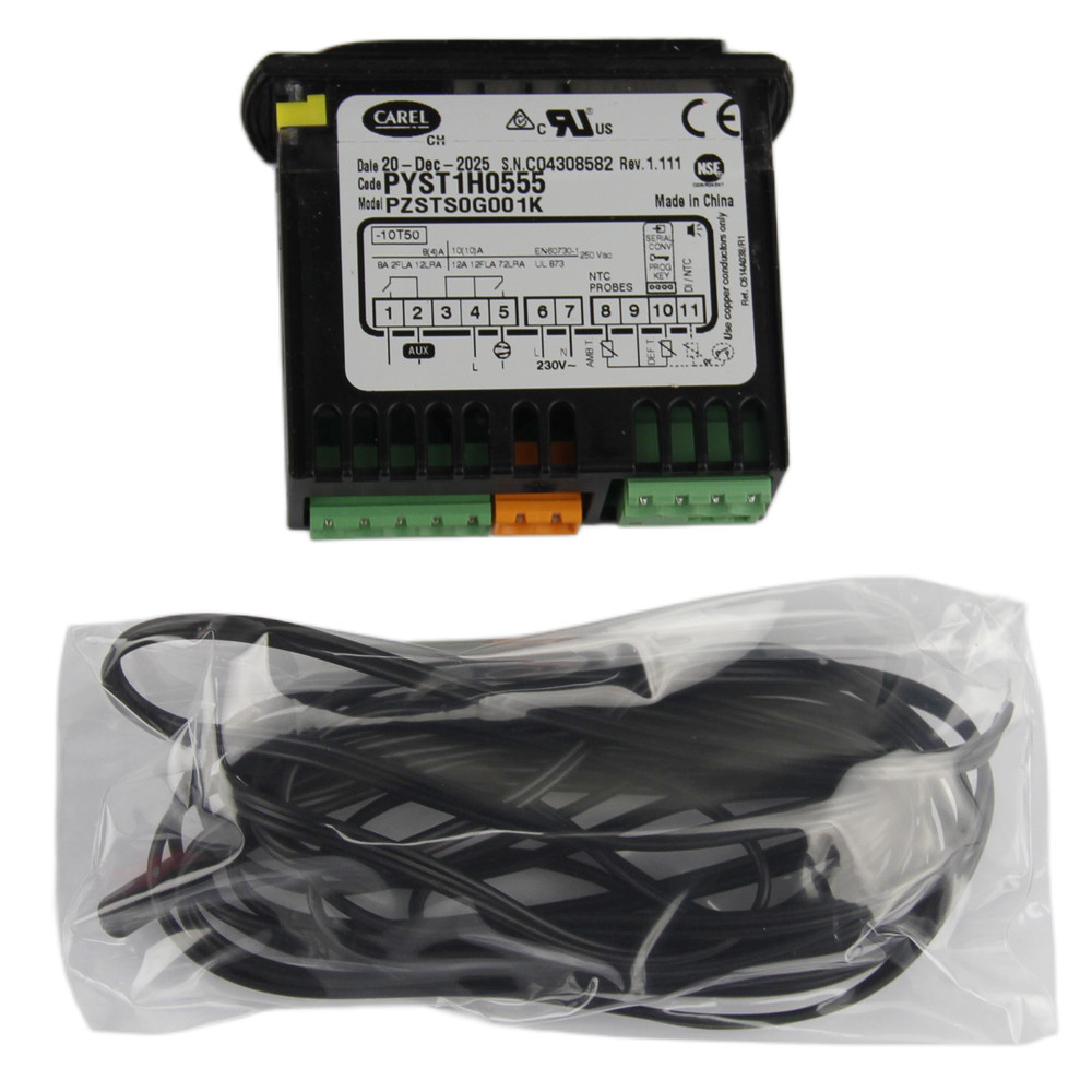 Brand New CAREL PZSTS0G001K PYST1H0555 Temperature Controller Panel