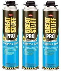 Dow Great Stuff Pro Window and Door 20oz Foam – 187273 – Pack of 3