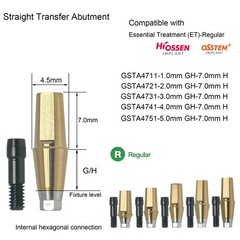 US Hiossen Dental Straight Locator Healing Cap Abutment Regular Mini ET Platform