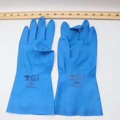 (Pair) Mapa Professional Protective Gloves Nitrile Blue 495