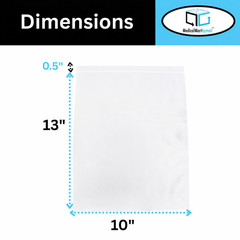 10″ x 13″ Heavy Duty 4 MIL Resealable Zip Top Lock Clear Plastic Bags 10×13 2000