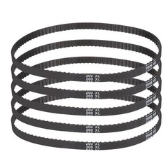 5pcs 200XL 037 Timing Belt 100 Teeth Rubber Geared Cogged Belt, 0.20″ Pitch