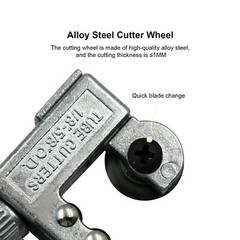 Mini Pipe Tubing Cutter 1/8″ to 5/8″ OD Copper Brass Aluminum Cutting HVAC Plumb