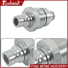 Findmall Male Flat Face Quick Coupler 3736967 For Caterpillar 226D 232D 242D