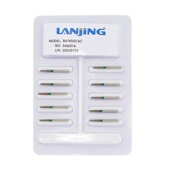 Dental Diamond Burs Modified Shoulder Round End Taper 847KR/016C Coarse Grit FG