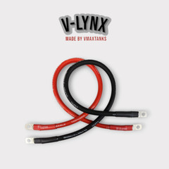 Pair of 4 AWG Gauge Red and Black 100% Copper Battery Inverter Cables Solar RV