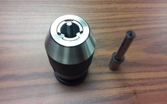 CME/HARVEST 3/4″ KEYLESS DRILL CHUCK W. 1/2″ straight shank ARBOR heavy duty-NEW