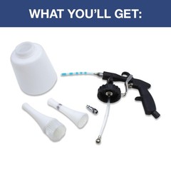 High Pressure Car Cleaning Tornado Air Gun Kit with 1L Foam Bottle 26514