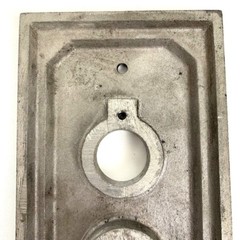 Original Cast Metal ELEVATOR Faceplate CALL Plaque – Mid Century Vintage