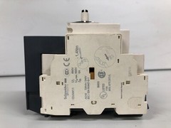 Schneider Electric GV2-P06 Manual Motor Controller With GVAN11 Aux Contact Block