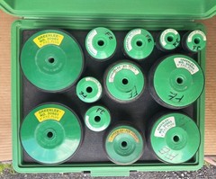Greenlee 859-4 859 Pvc Plug Set 2″ – 6″, 12 Pc W/ Case