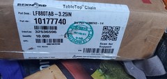 REXNORD Table Top 10f Chain FL880TK3-1/4 LF880TAB-3,25″ Beige Color