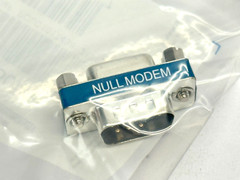 L-Com DMA060MF Slimline Null Modem Adapter DB9 M/F