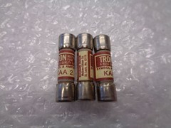 FUSETRON KAA-2 FUSES LOT OF 3 NSNP
